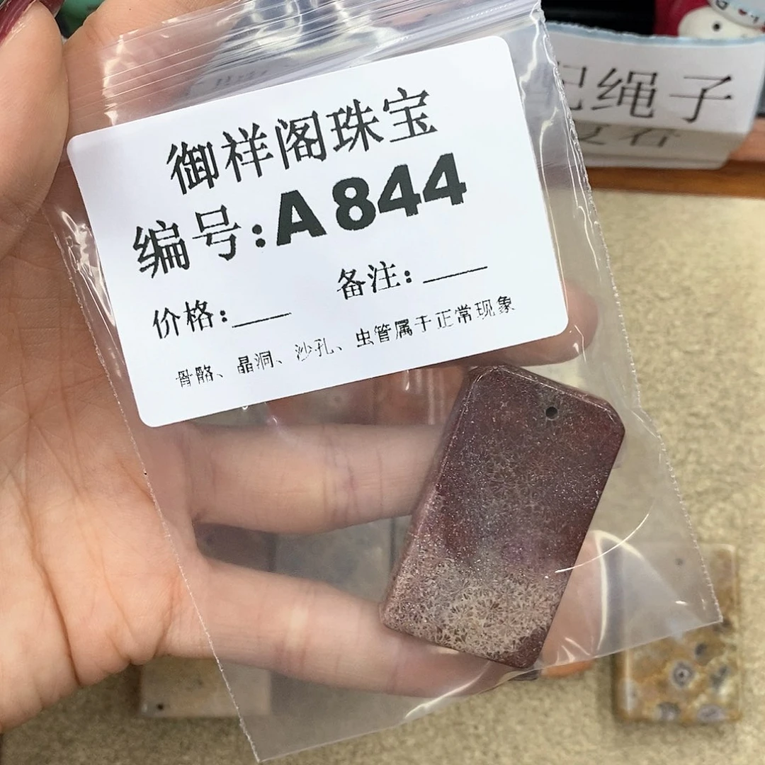 硅化珊瑚（珊瑚玉）A未镶嵌i*