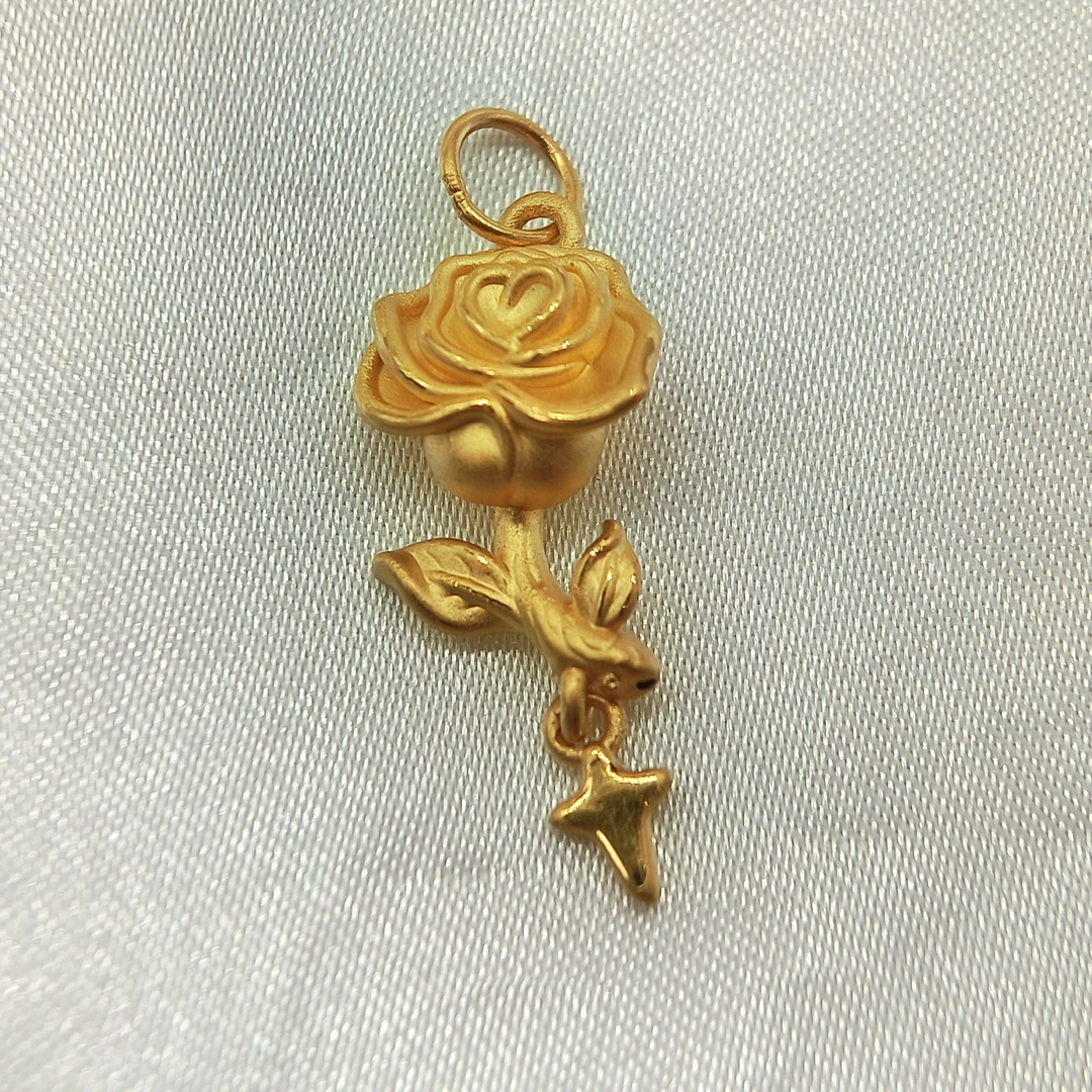 足金饰品/玫瑰闪星/1.41/A111261-1.41/j(克重多退少补)