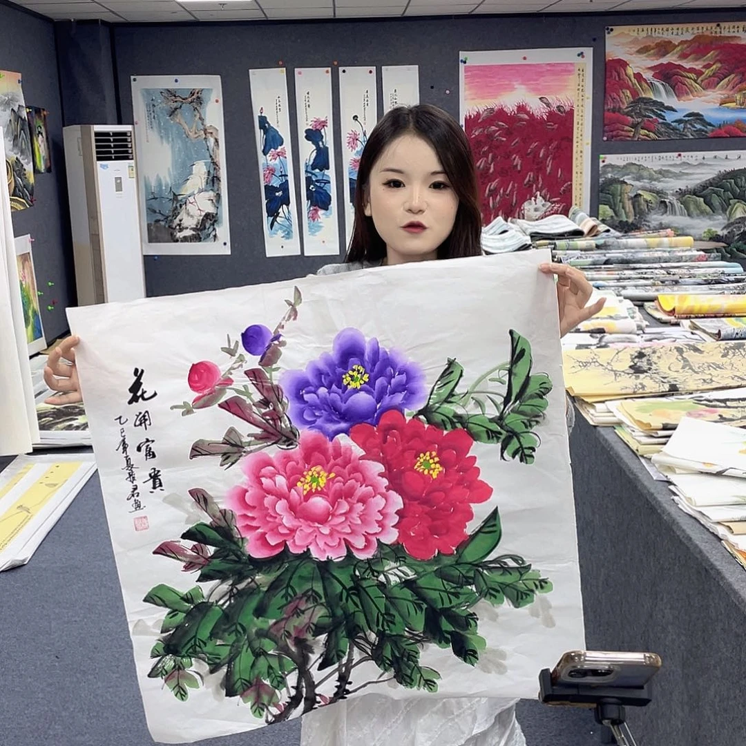 啦啦啦啦啦啦美女国画