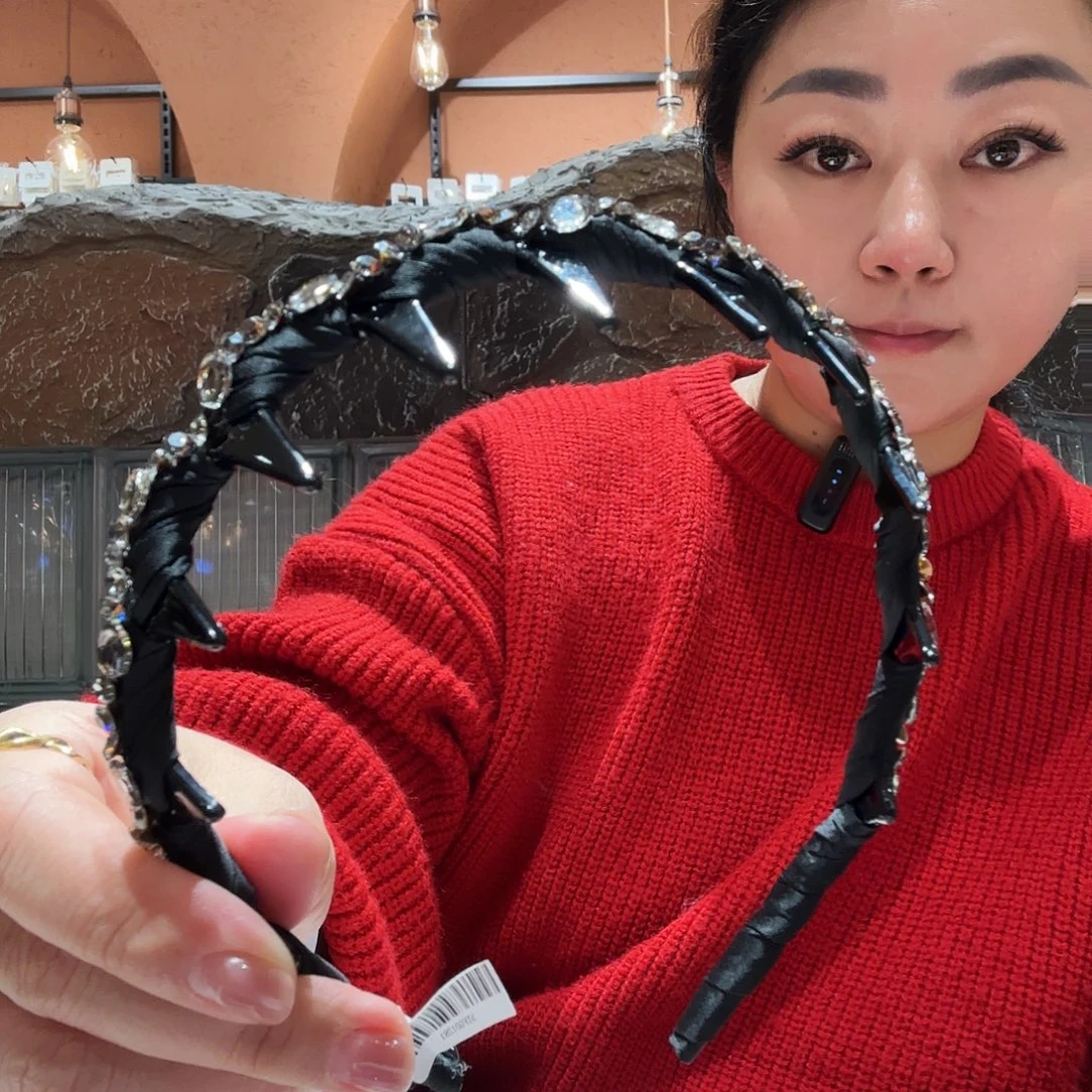 非金属单层满钻发箍