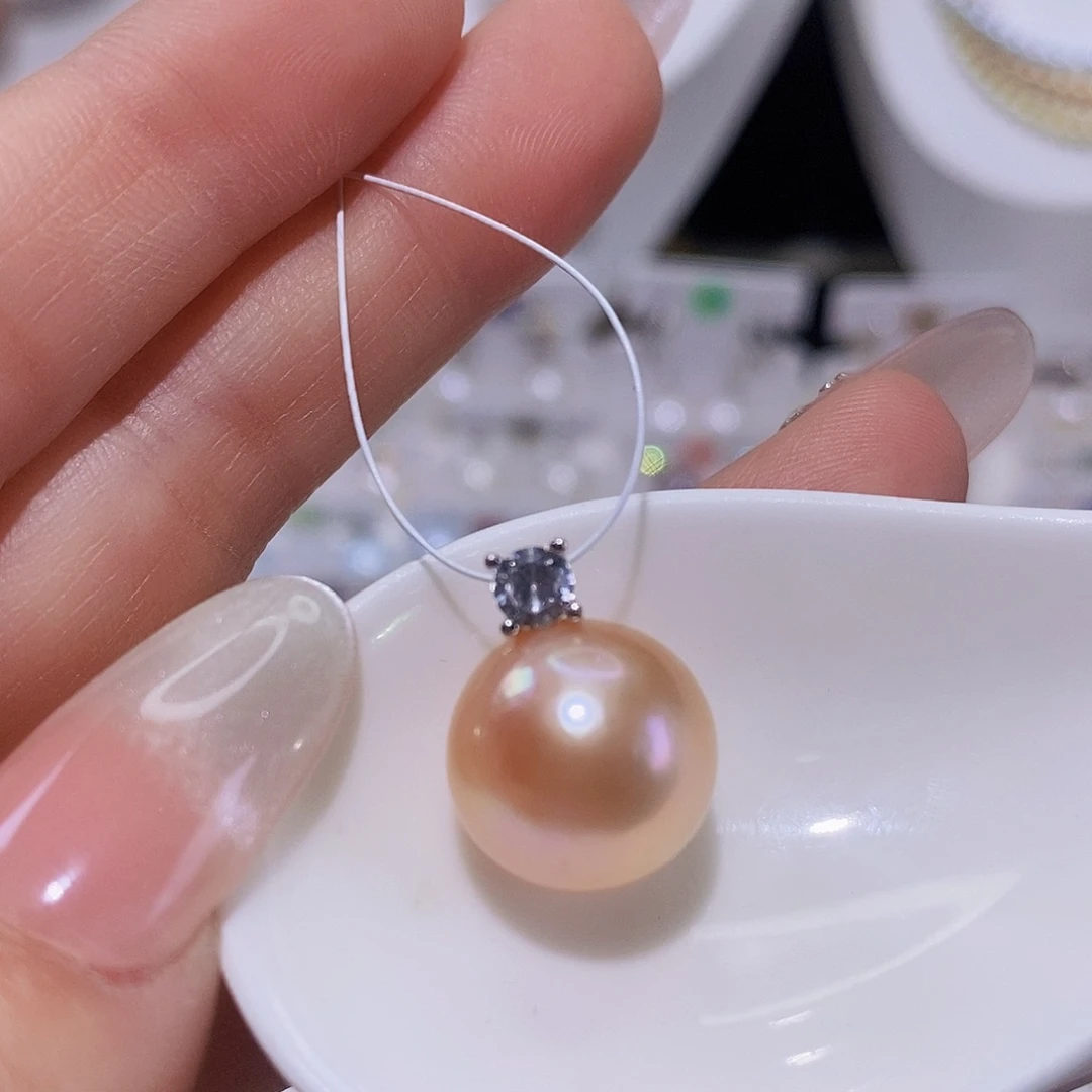 淡水珍珠颈饰银S925镶嵌
