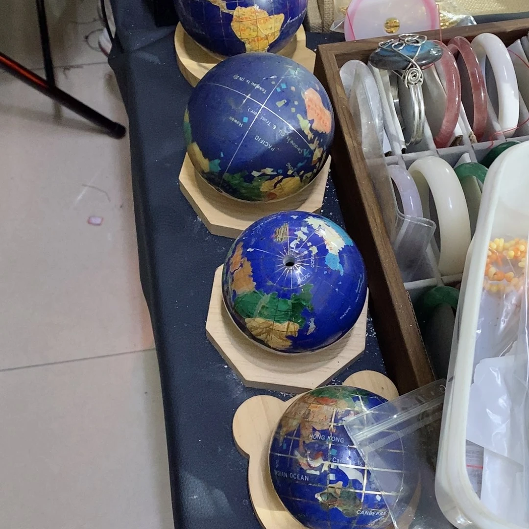 玛瑙/玉髓珠宝半成品合金一个随机大小天然石贝壳地球珠