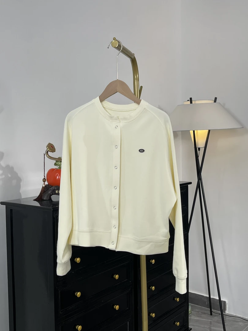 2025新款百搭纯色休闲开衫韩系摁扣棒球外套XZ25WT041