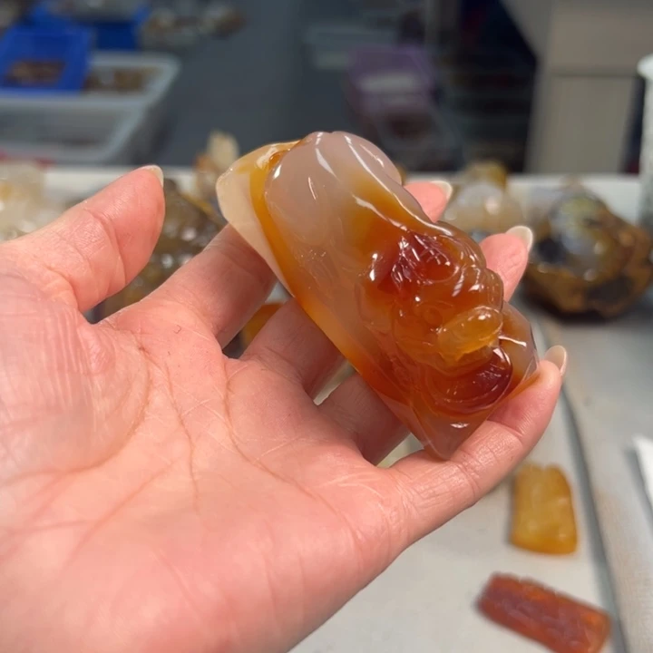 玛瑙/玉髓吊坠(不含链)未镶嵌