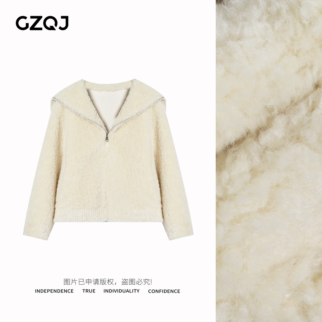 老琴私服【奶霜贝果】复古时尚休闲百搭环保保暖毛毛外套女上衣957