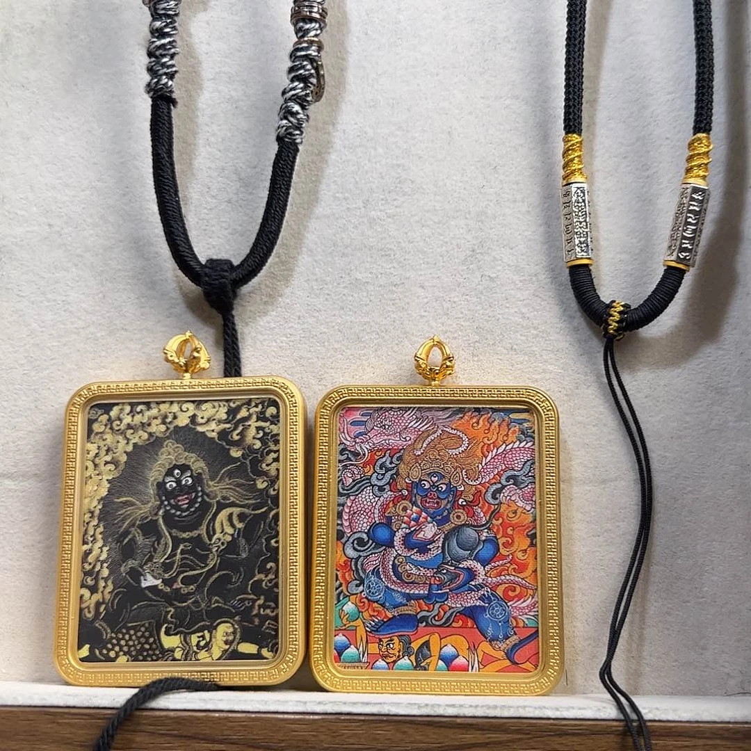 -***安吊坠双面定制 黑c