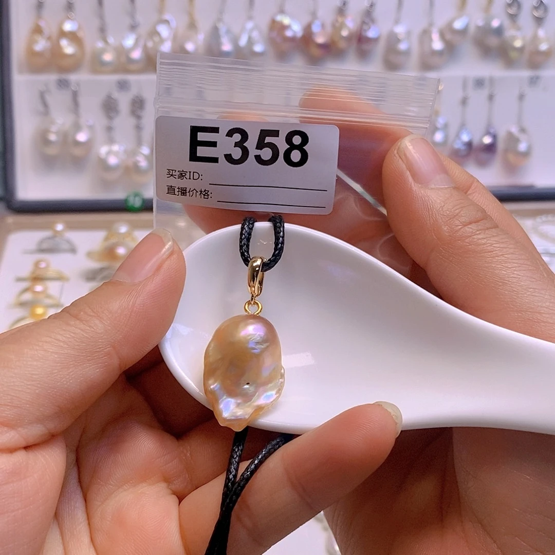 淡水珍珠颈饰银S925镶嵌