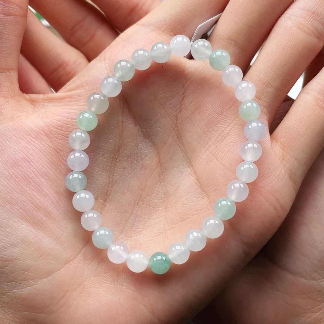 未镶嵌手串翡翠未镶嵌手链翡翠卡6.4