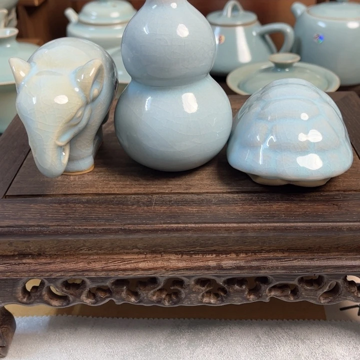 晓***'汝州原矿原釉茶宠3个