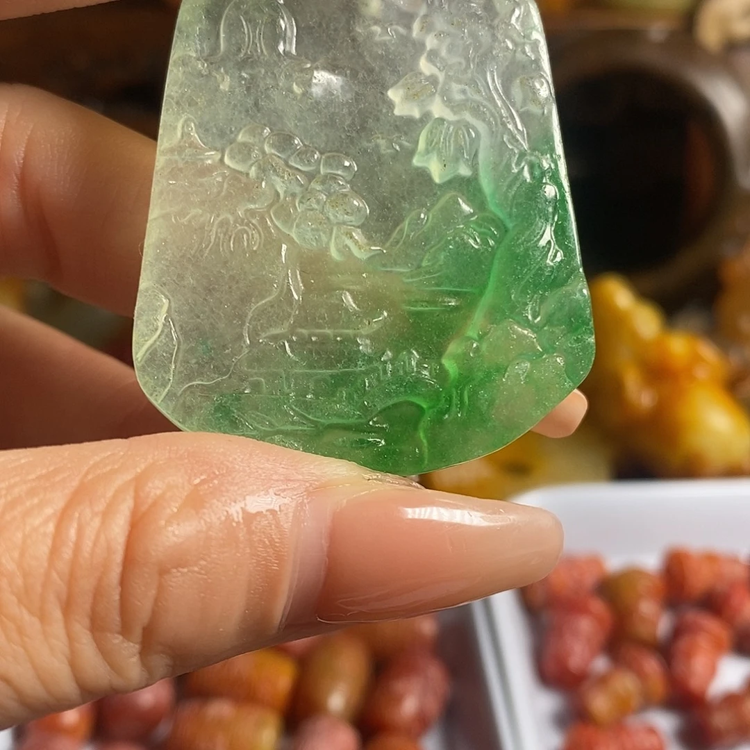 岫岩老玉（透闪石质玉）未镶嵌挂件