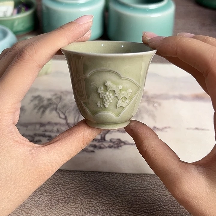 小米茶器龙泉青瓷