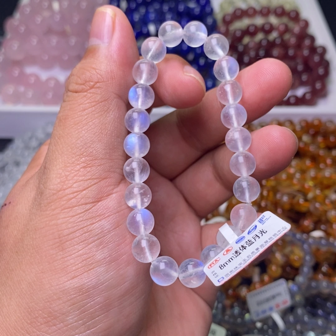 未镶嵌月光石手链卡8