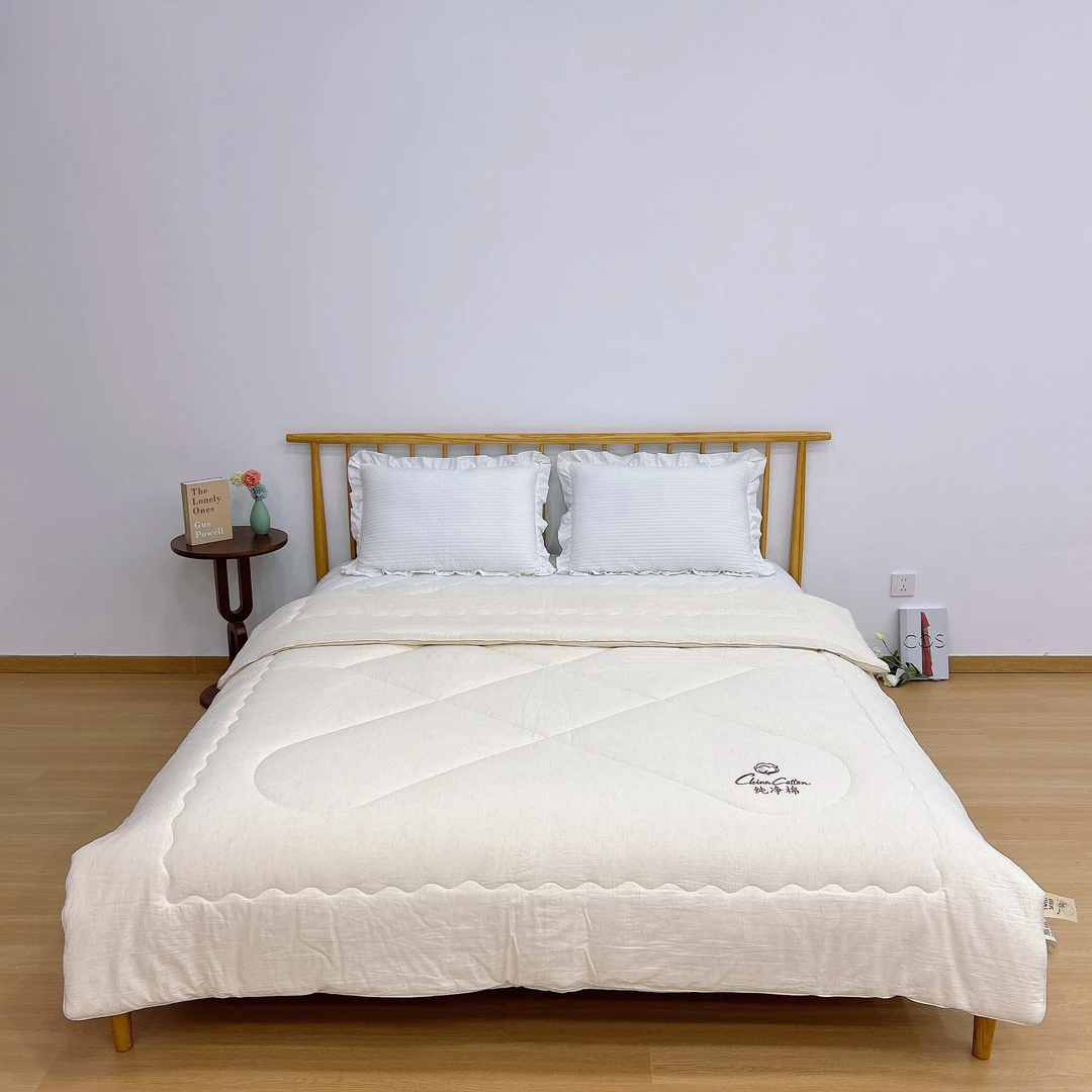 【纯净棉棉花被】棉麻 棉花被 家用单双人春秋被冬被被芯 一条