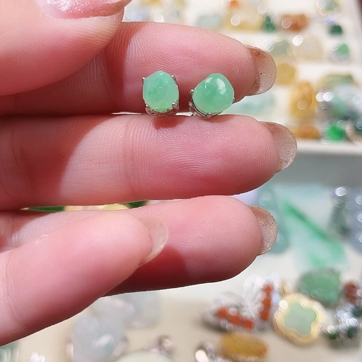 翡翠银S925镶嵌颈饰