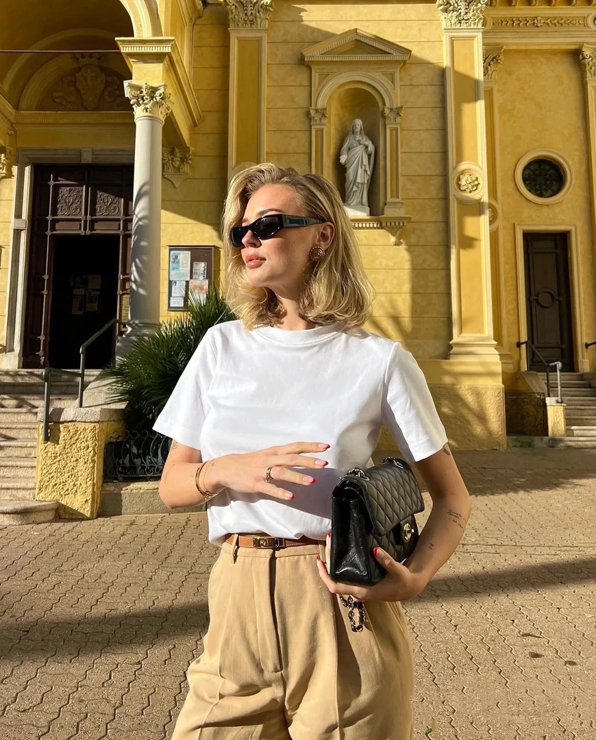 肉～元单 最经典的版型 上身秒变纸片人的简约T！100棉夏天舒适透气