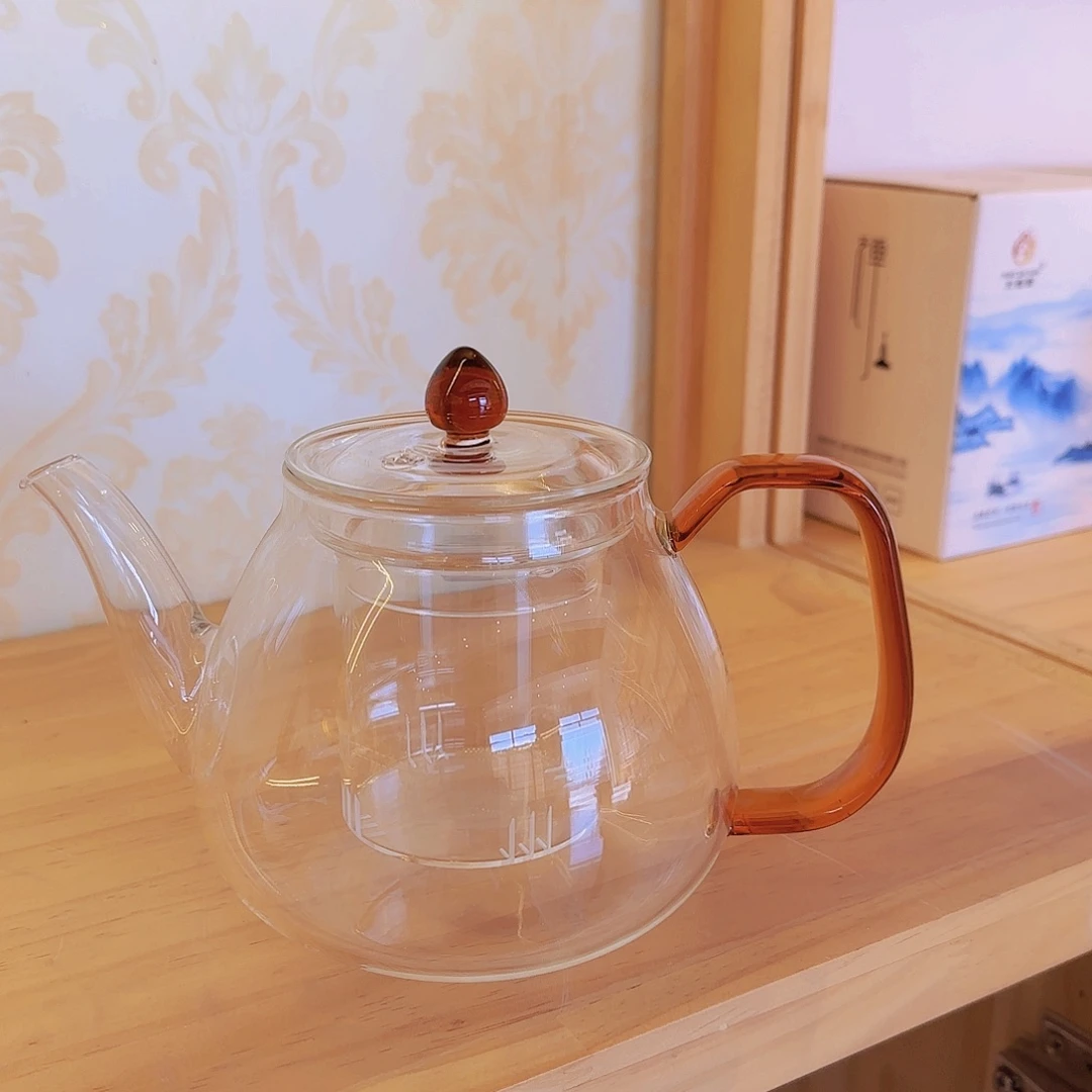 【闪购商品】高硼硅玻璃茶水分离H105琥珀