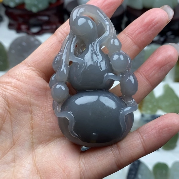 和田玉未镶嵌颈饰46