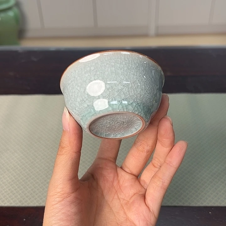 龙泉云间青瓷小米茶器