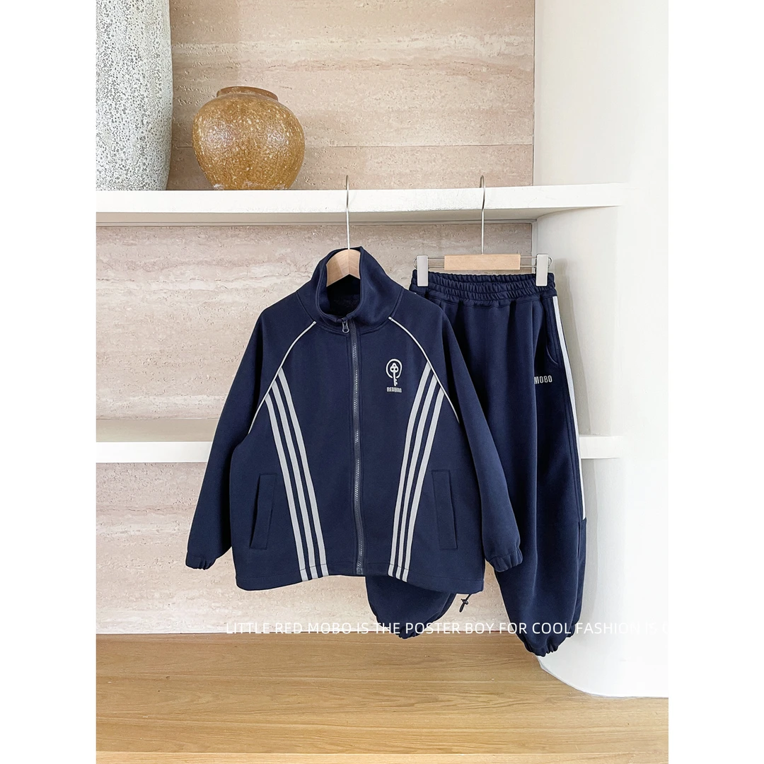 【现现】童装男儿童运动休闲套装2025春秋新款两件套MMT831125