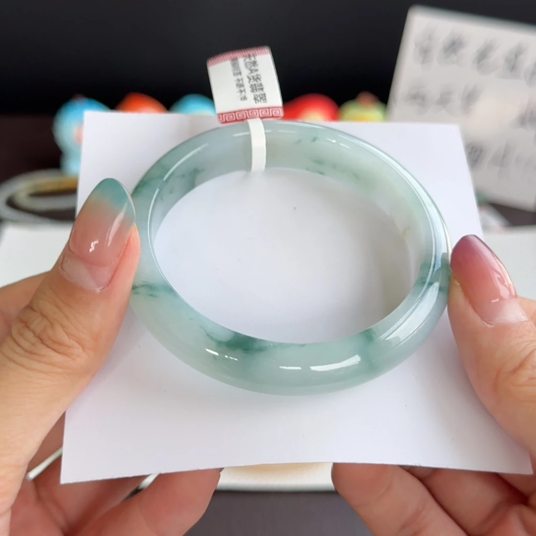 翡翠未镶嵌手镯2号 54.4