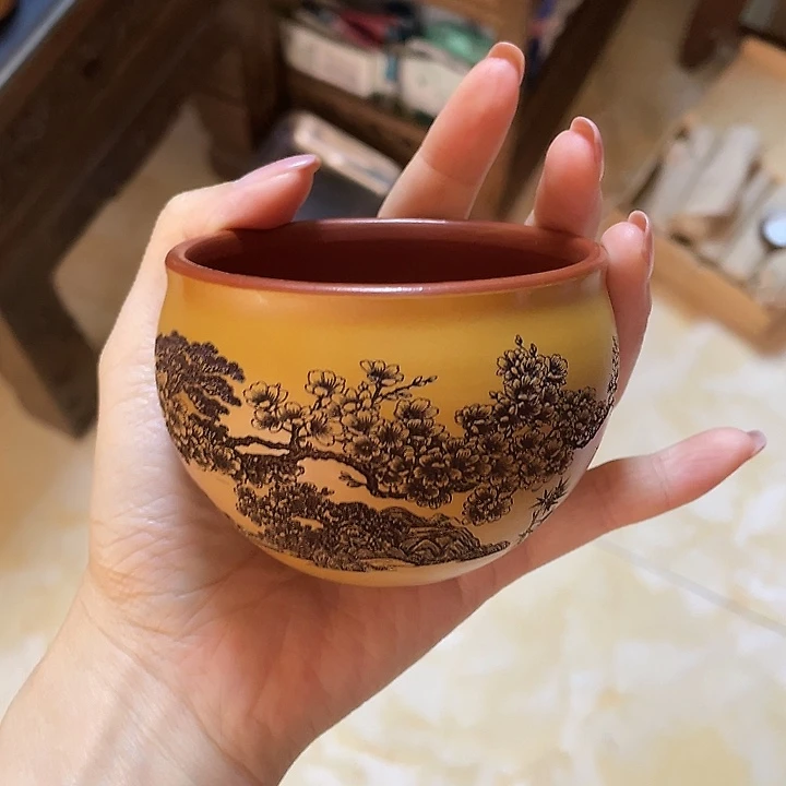 茶壶紫砂全手工打造