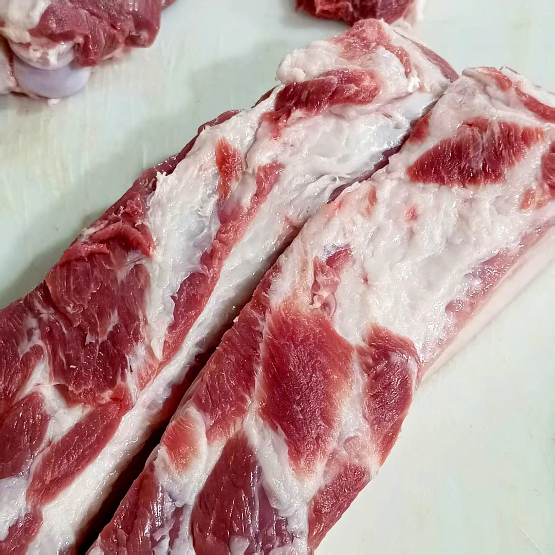 【顺丰】带皮五花肉4斤新鲜黑猪东北农家散养现杀土猪肉1000g*2袋