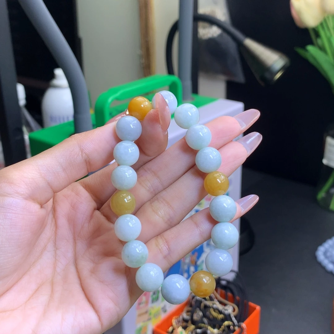 翡翠未镶嵌颈饰天然