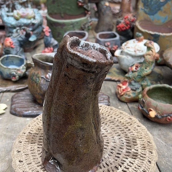 无孔新店福利手工粗陶高温