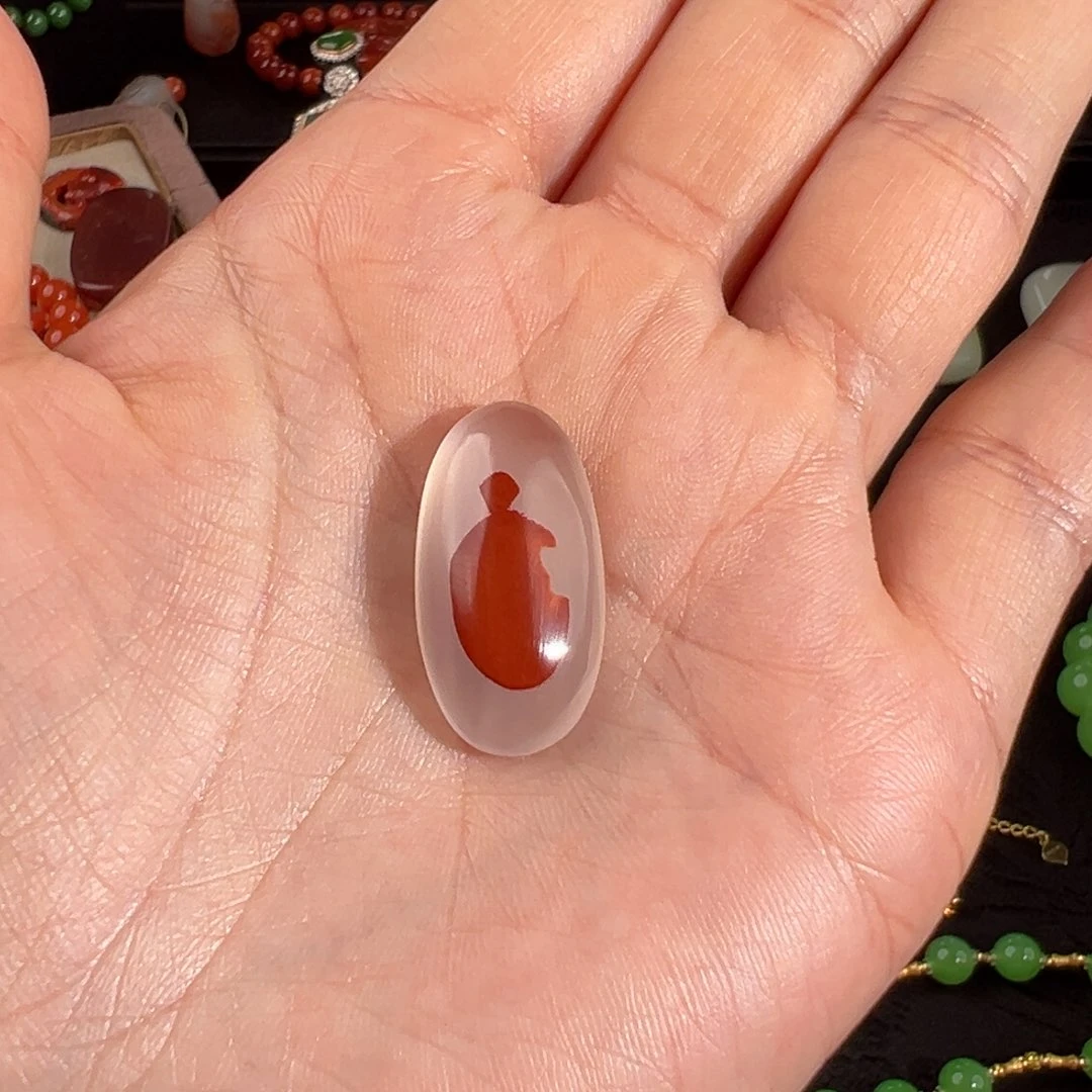 南红玛瑙未镶嵌界面原矿