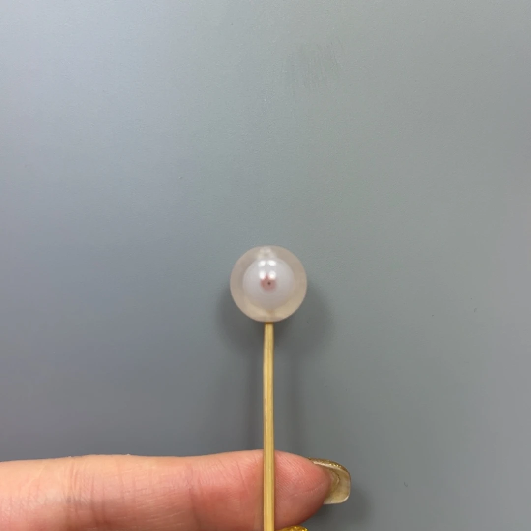 南红玛瑙天眼圆珠13.1mm蒲飘未镶嵌