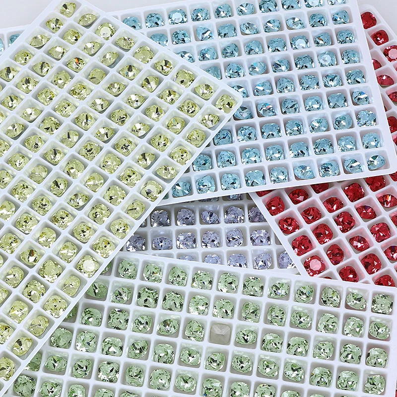 【达人专属】【D001-D050】美甲饰品K9精品钻合金锆石美甲工具