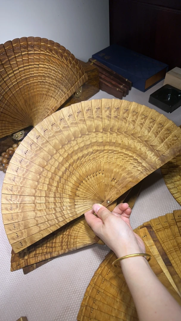 纹理高端扇子家居21