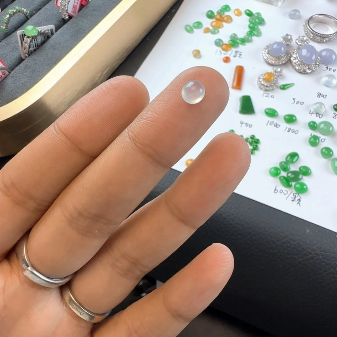 翡翠戒指未镶嵌缅甸天然翡翠