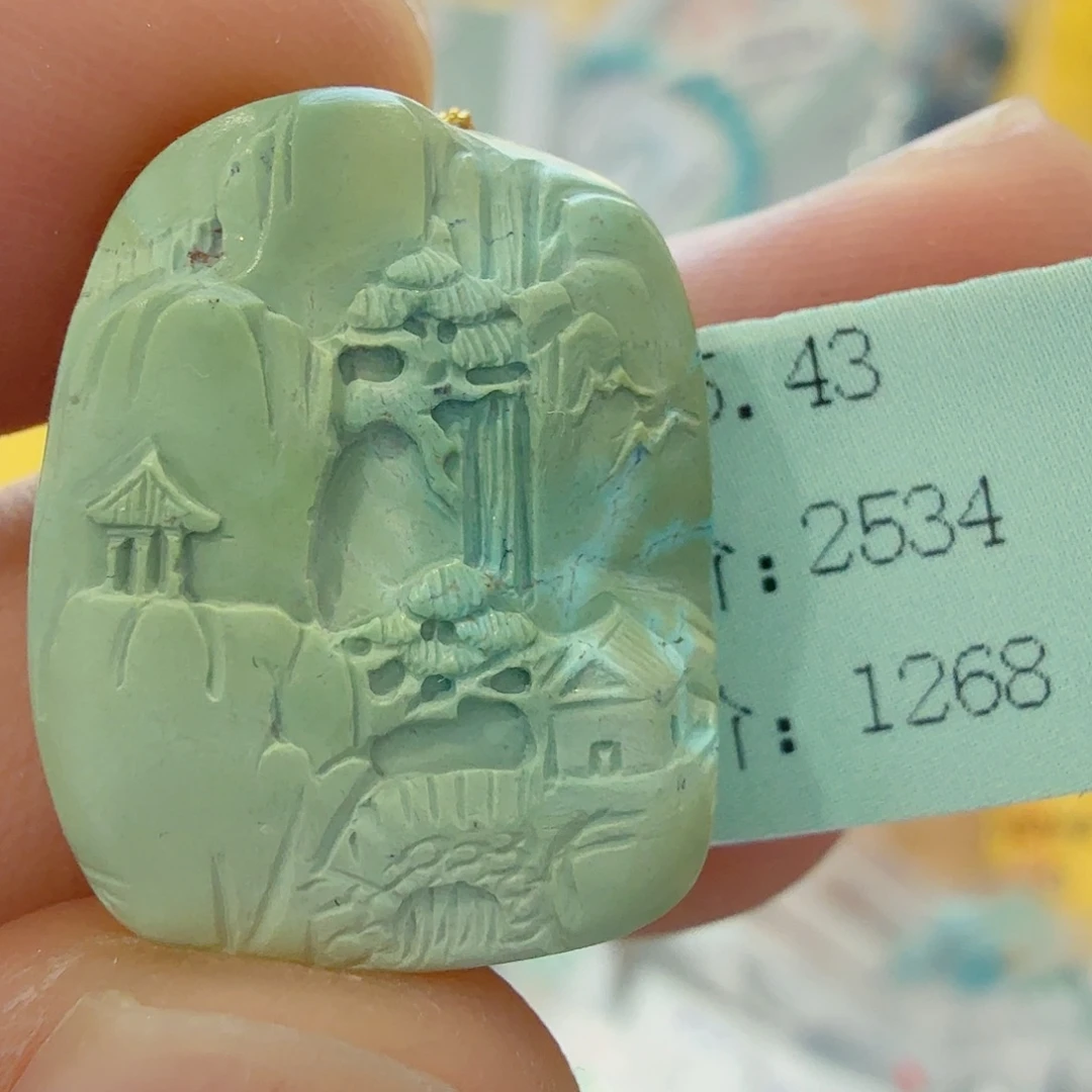 绿松石未镶嵌珠宝奇石