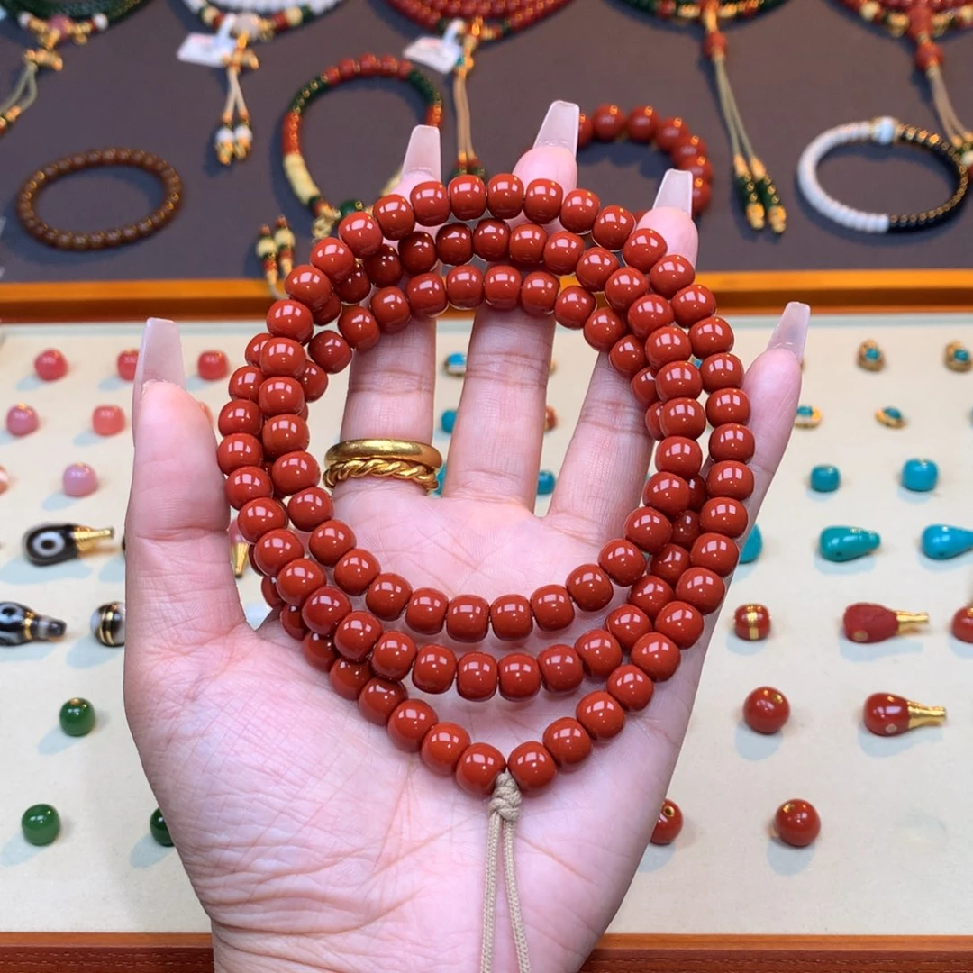 南红玛瑙未镶嵌颈饰