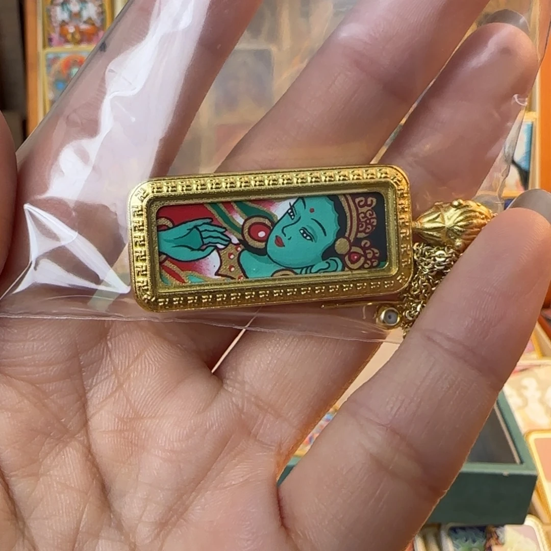 曾***曾吊坠古祥手绘唐卡了