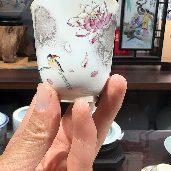 水***梉景德镇陶瓷手绘作品