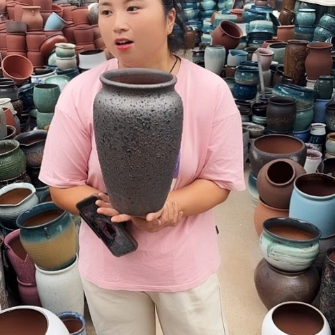 口16高29瑕疵一个盆子。