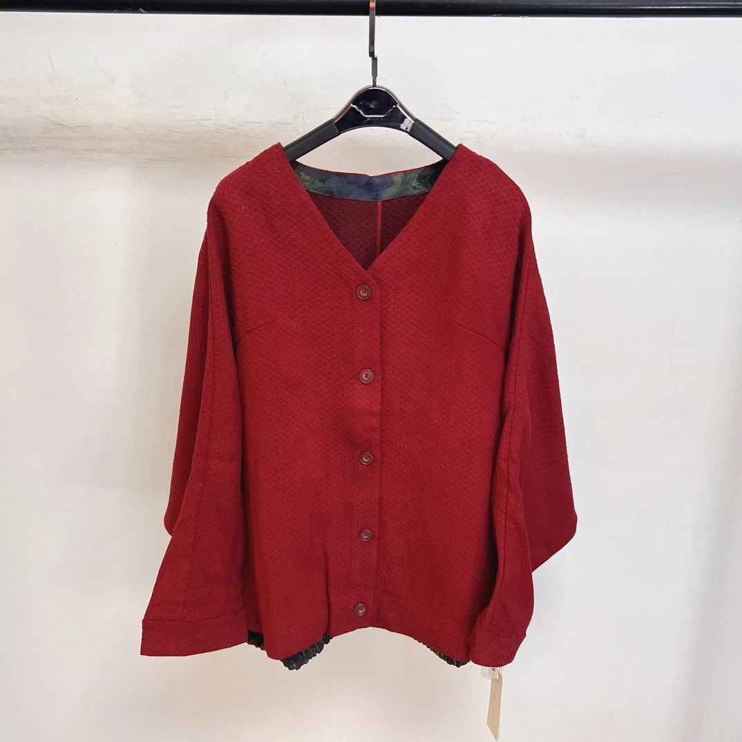 柞蚕丝桑蚕丝新中式百搭外套