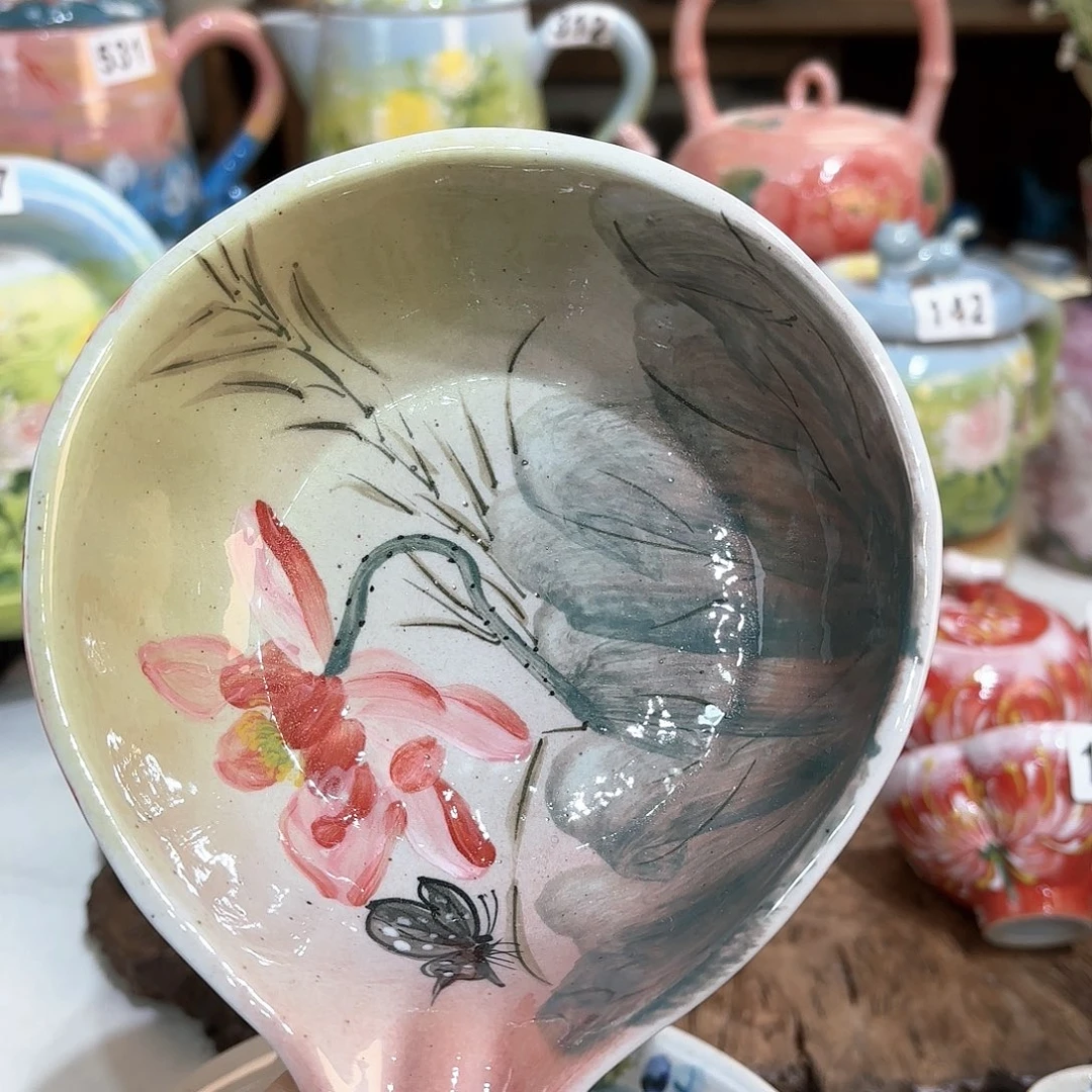 景德镇手绘高温釉下彩陶瓷茶具