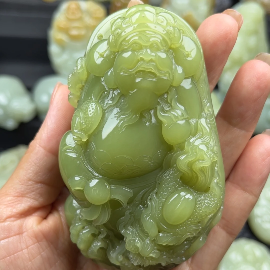 和田玉未镶嵌把件晴****1