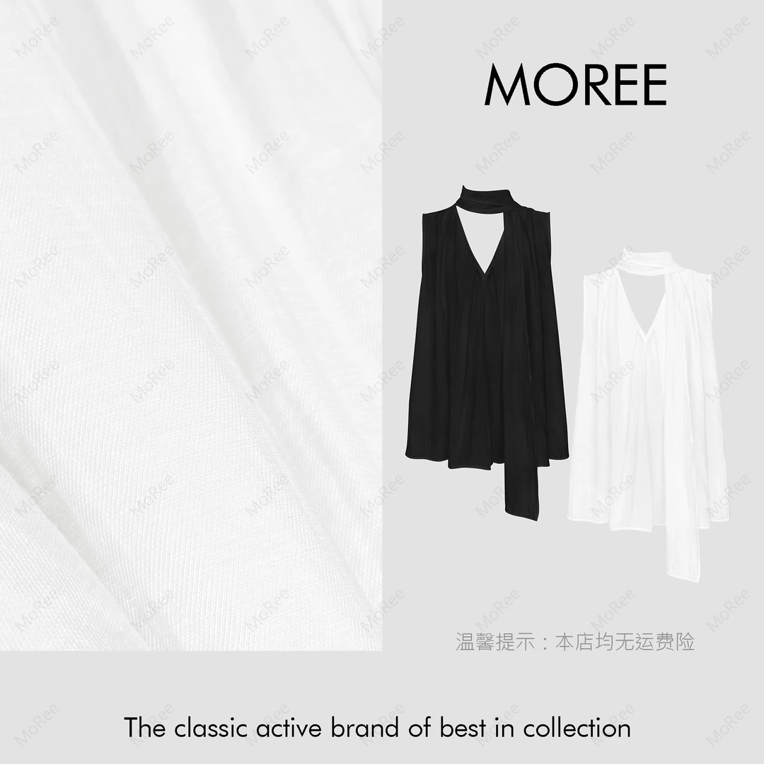 【MOREE】Weerasethakul飘带设计感上衣-25238