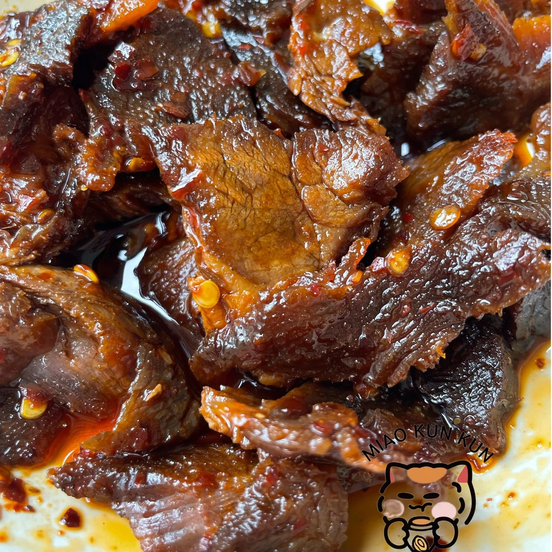 Meow sleepy/喵困困大片牛肉开袋即食麻辣追剧零食