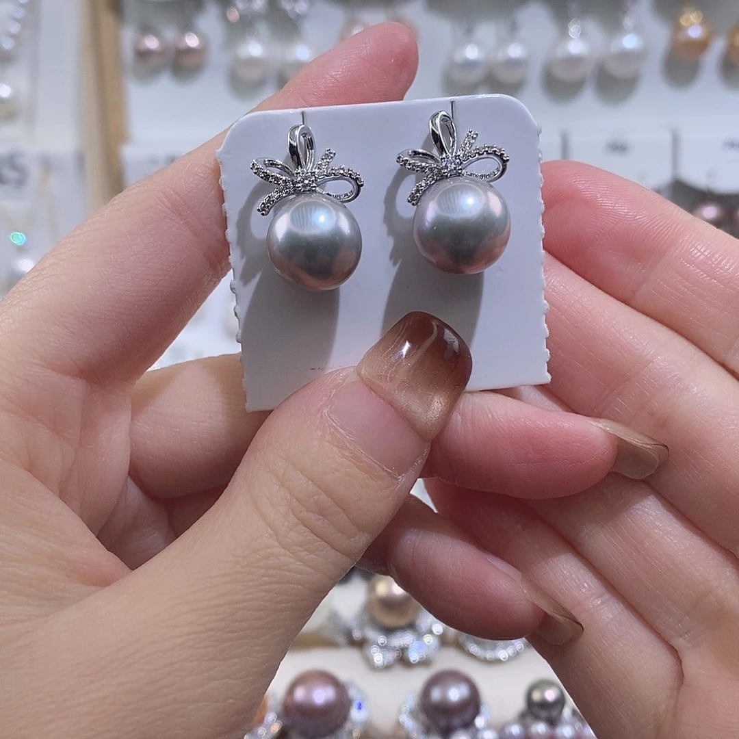 淡水珍珠耳饰未镶嵌w11.6