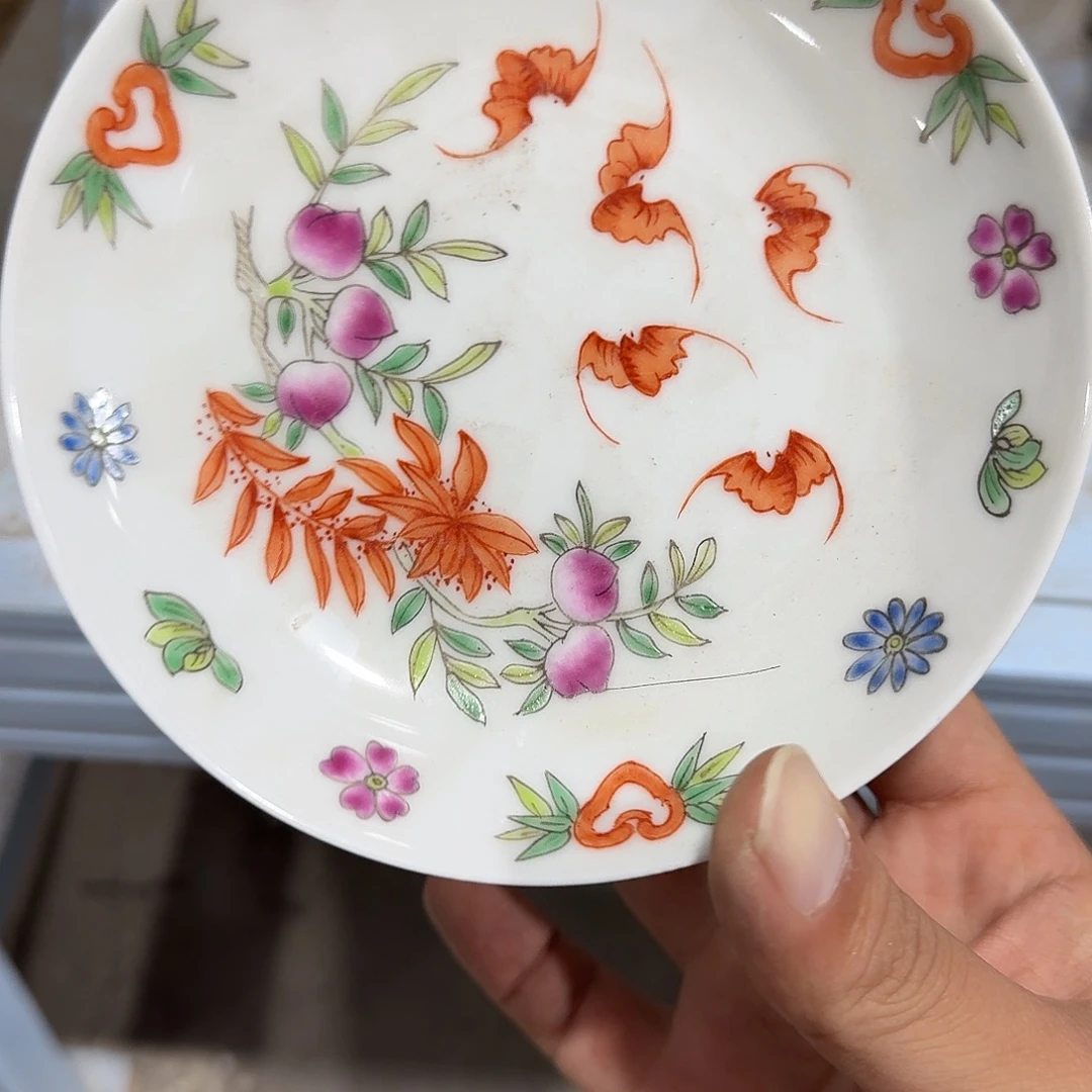 瓷片摆件手绘瓷器全部处理