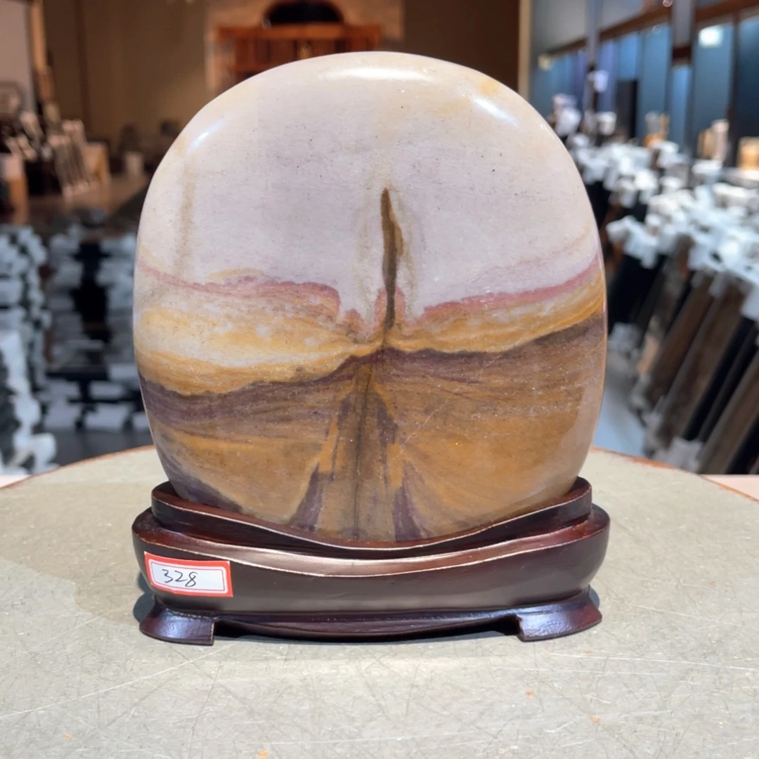 彩石三峡清江画面石