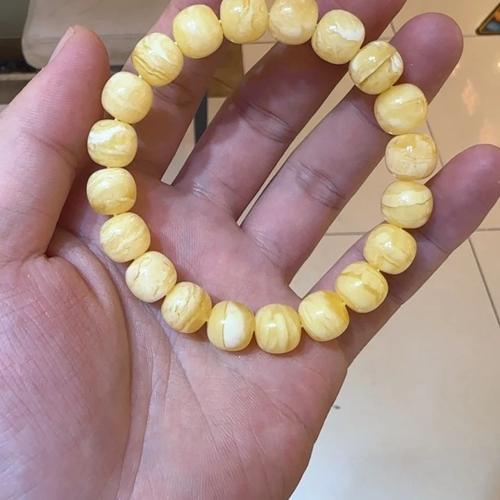 手链琥珀未镶嵌蜜蜡