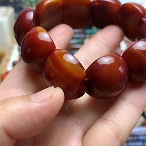 玛瑙/玉髓合金颈饰