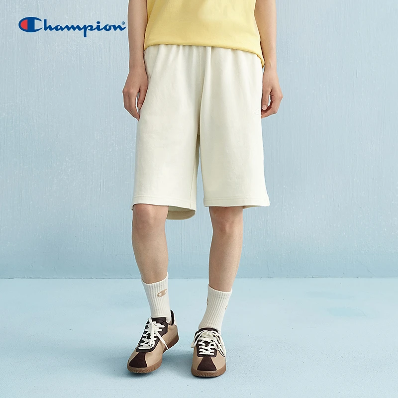 【五分卫裤】Champion冠军情侣款纯色短裤夏季新品简约休闲宽松百搭