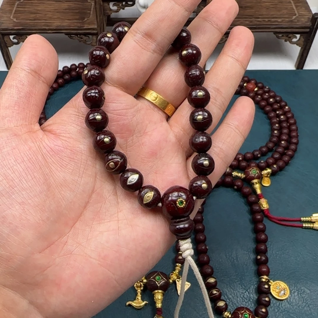 凤眼菩提吊坠凤眼金钉手持10.8